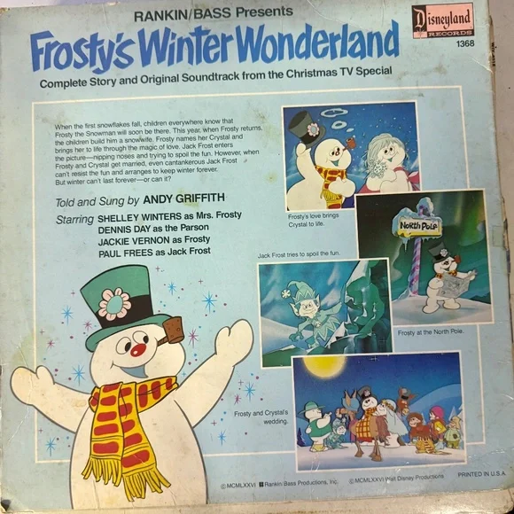 Four vintage Disney LP’s